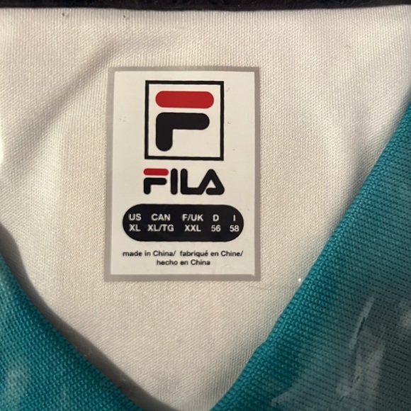 BRAND NEW - MENS COLLARED FILA SHIRT - BNP OPEN OFFICIAL SHIRT - Picture 3 of 7